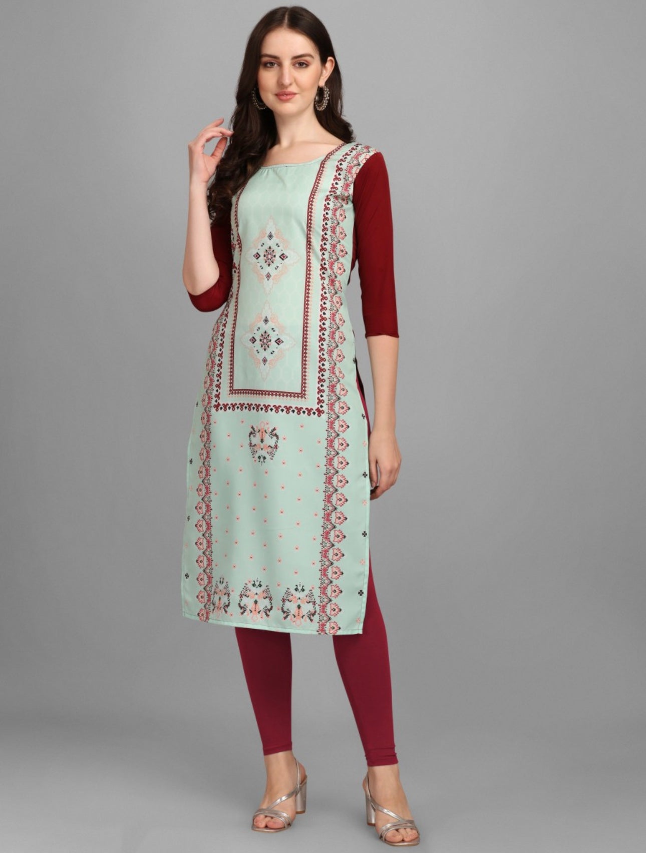 Felicitous Printed Combo Kurtis (Pack of 2)