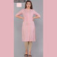 Pink And Navy Blue Color Solid Cotton Kurtis (Pack Of 2)
