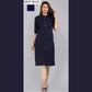 Pink And Navy Blue Color Solid Cotton Kurtis (Pack Of 2)